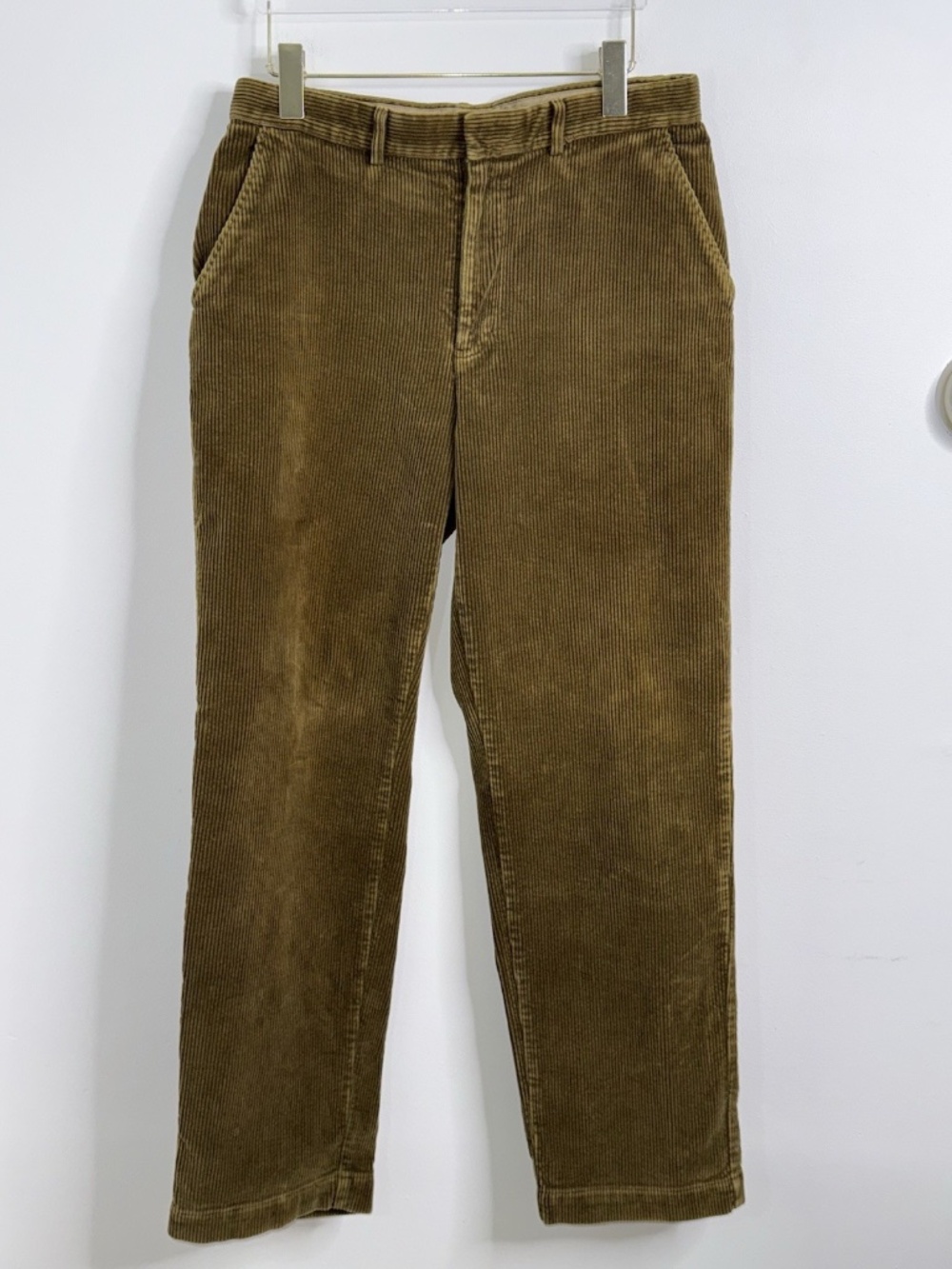 Polo Ralph Lauren Pants Mens 32x31.5 Olive Corduroy Classic Fit Preppy Vtg